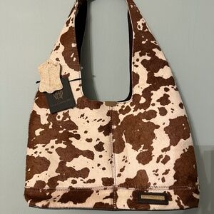 House of Harlow cow print bag